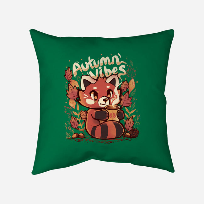 Autumn Vibes-none removable cover throw pillow-TechraNova
