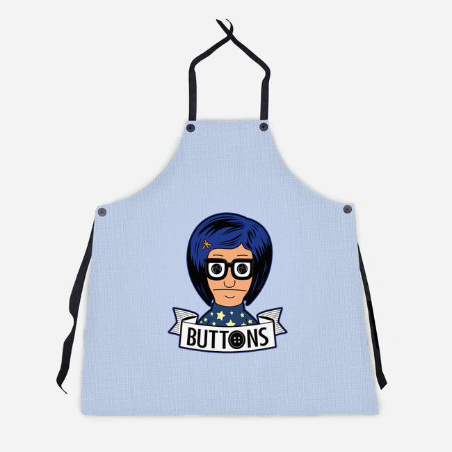 Buttons-unisex kitchen apron-Boggs Nicolas
