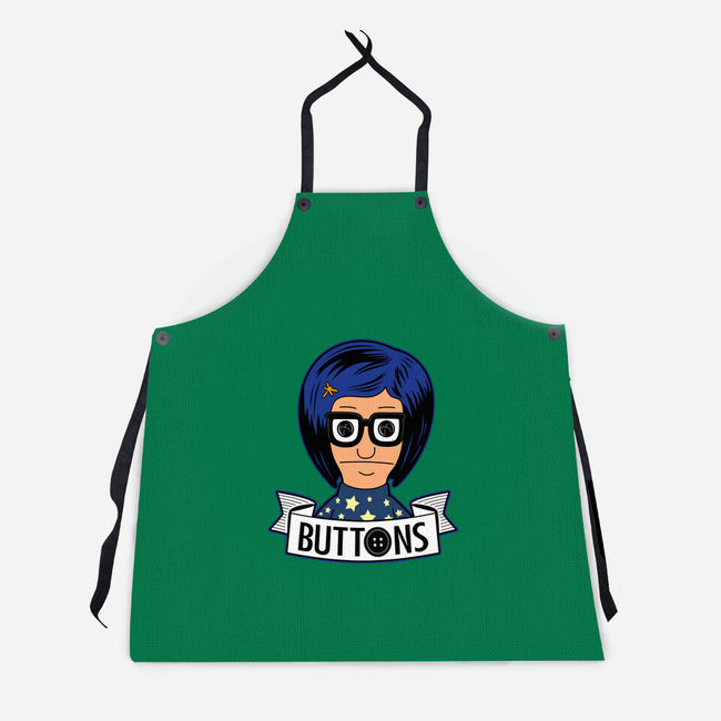 Buttons-unisex kitchen apron-Boggs Nicolas