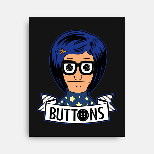 Buttons-none stretched canvas-Boggs Nicolas