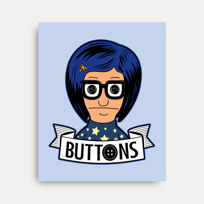 Buttons-none stretched canvas-Boggs Nicolas