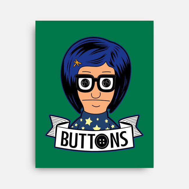Buttons-none stretched canvas-Boggs Nicolas