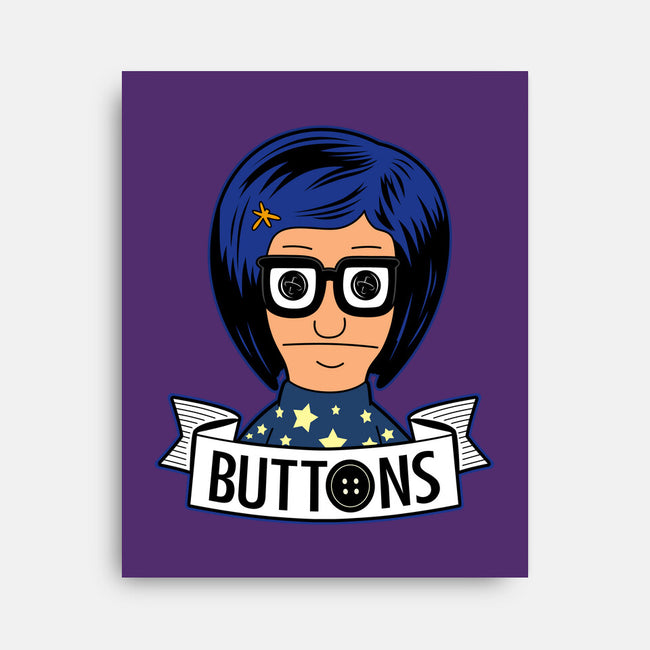 Buttons-none stretched canvas-Boggs Nicolas