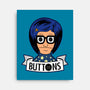 Buttons-none stretched canvas-Boggs Nicolas
