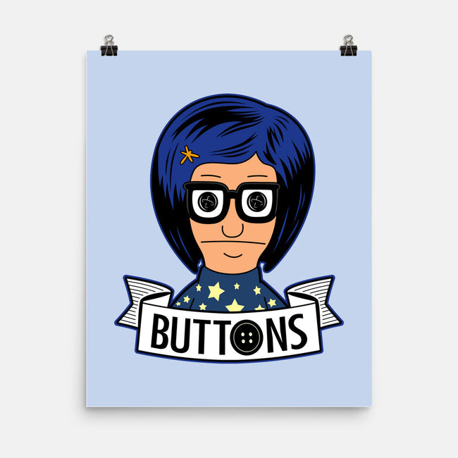 Buttons-none matte poster-Boggs Nicolas