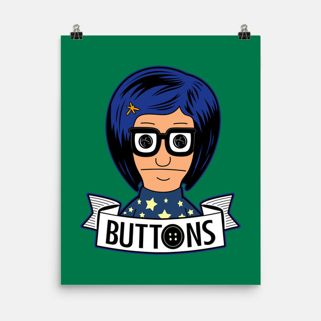 Buttons-none matte poster-Boggs Nicolas