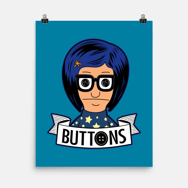 Buttons-none matte poster-Boggs Nicolas