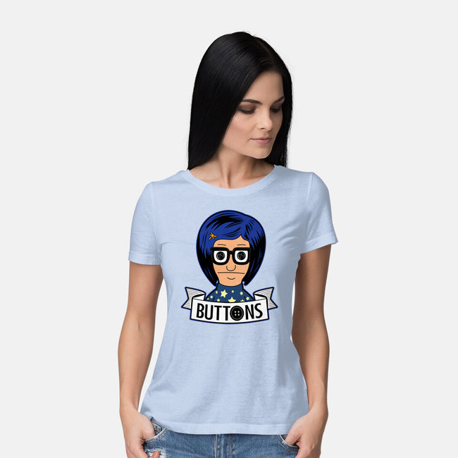 Buttons-womens basic tee-Boggs Nicolas