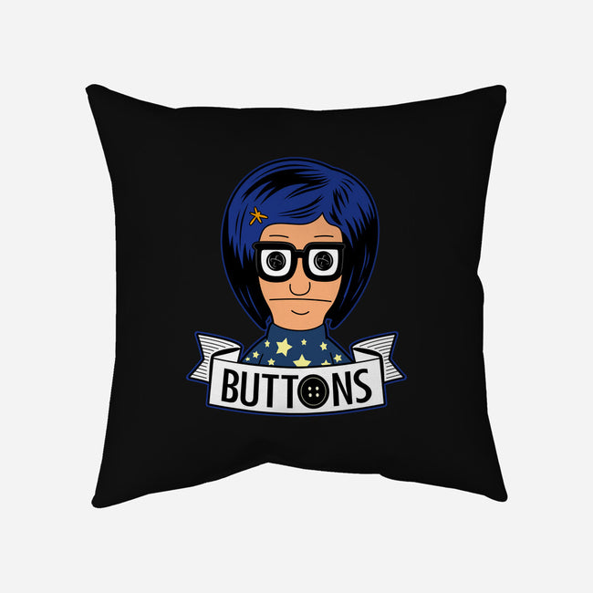 Buttons-none removable cover throw pillow-Boggs Nicolas