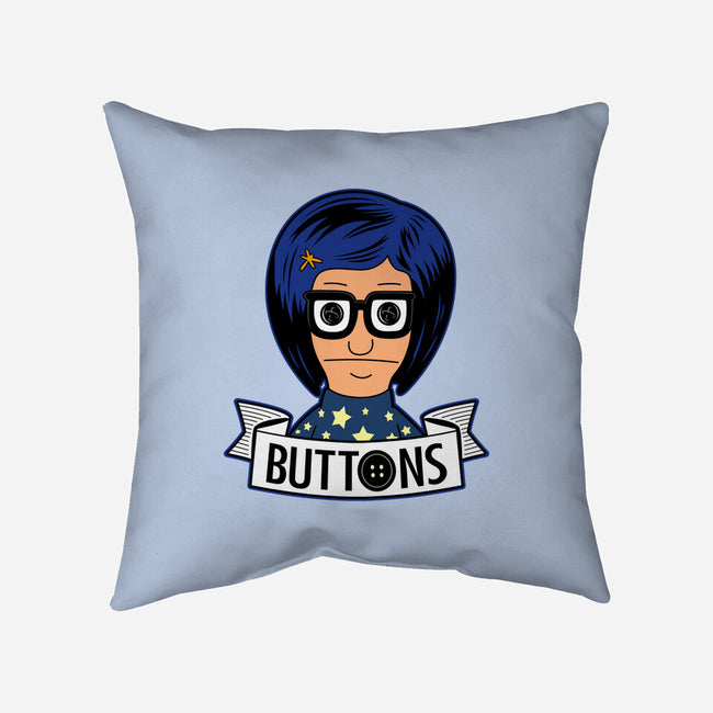 Buttons-none removable cover throw pillow-Boggs Nicolas