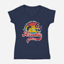 Arrakis-womens v-neck tee-DrMonekers