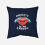 Anxiety Is My Cardio-none removable cover w insert throw pillow-NemiMakeit