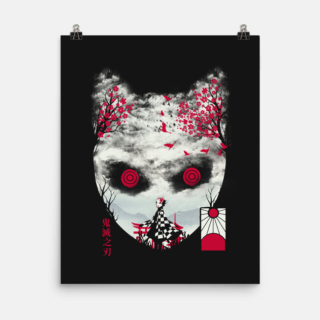 Tanjiro Mask-none matte poster-dandingeroz