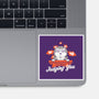Silently Judging You-none glossy sticker-zawitees