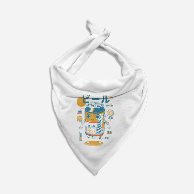 Beer Can X-Ray-cat bandana pet collar-ilustrata