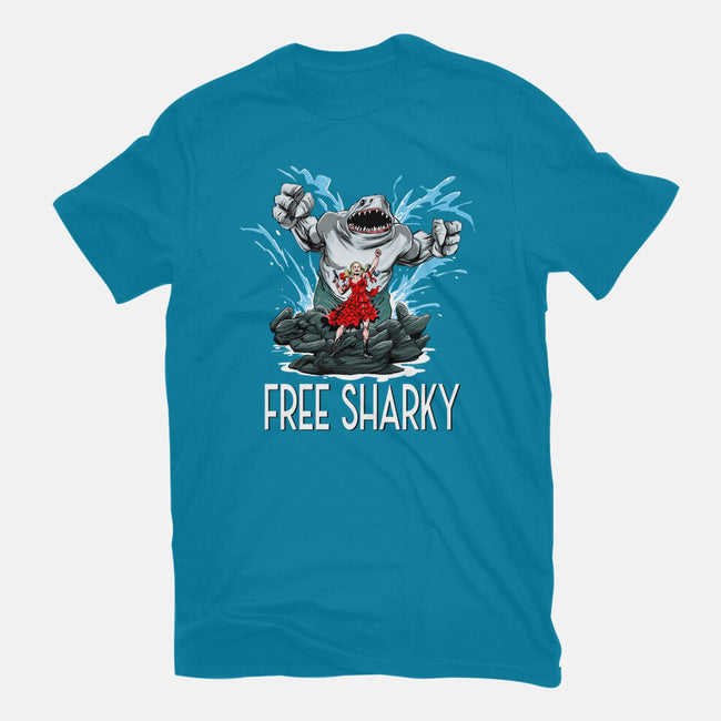 Free Sharky-mens premium tee-zascanauta