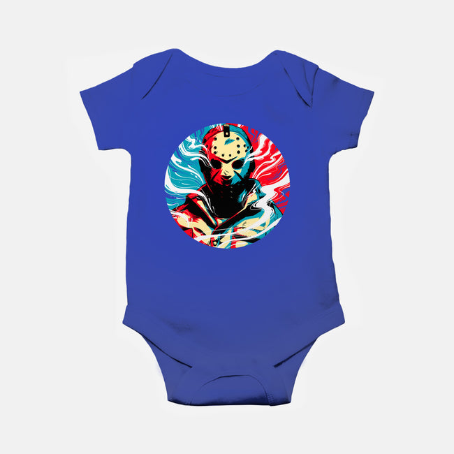Crystal Lake Colors-baby basic onesie-Douglasstencil
