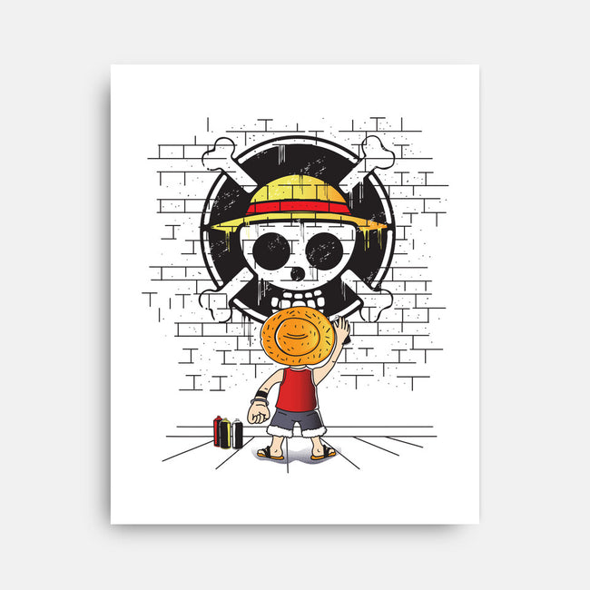 The Pirate's Logo-none stretched canvas-turborat14