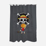 The Pirate's Logo-none polyester shower curtain-turborat14