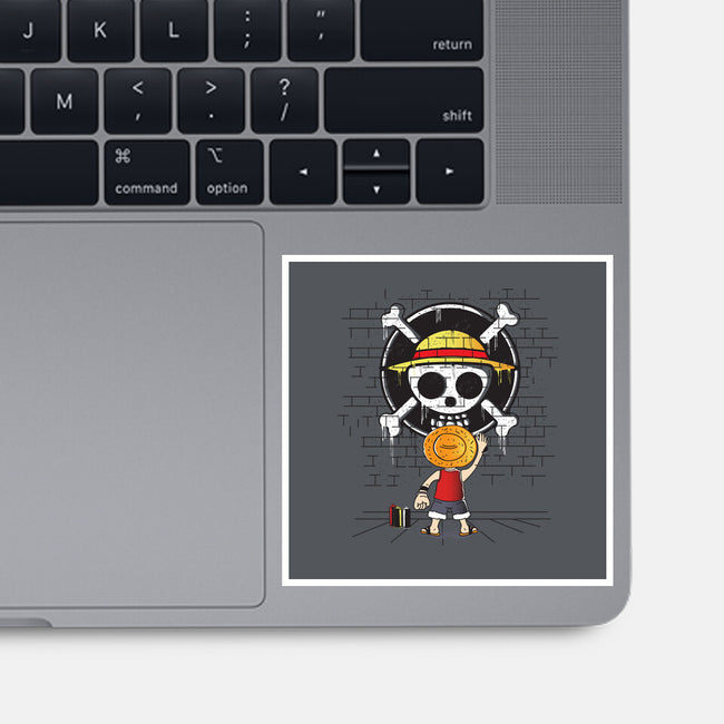 The Pirate's Logo-none glossy sticker-turborat14