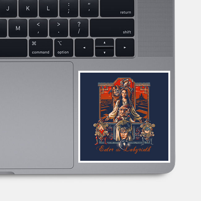 Enter The Labyrinth-none glossy sticker-daobiwan