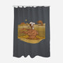 Spice War Flying Ace-none polyester shower curtain-kg07