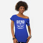 Dead And Out Of This World-womens off shoulder tee-Boggs Nicolas