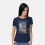 Time Machine In Japan-womens basic tee-DrMonekers