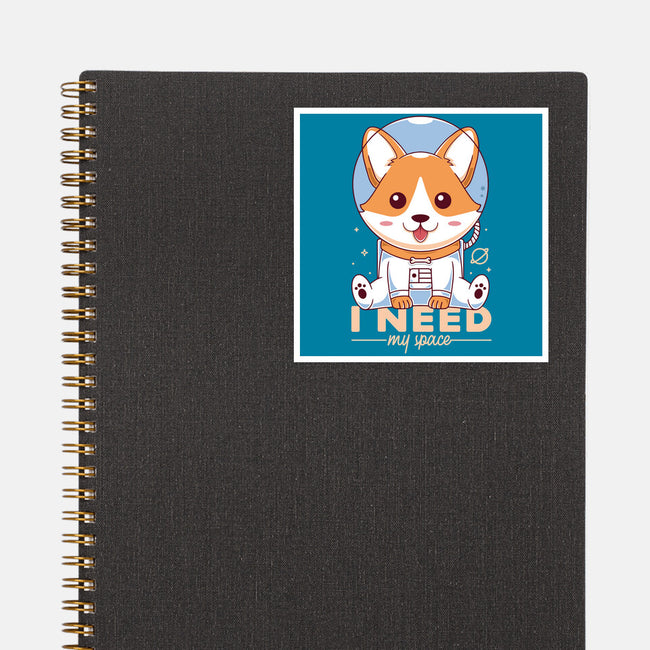 I Need My Space-none glossy sticker-Alundrart