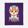 I Need My Space-none fleece blanket-Alundrart