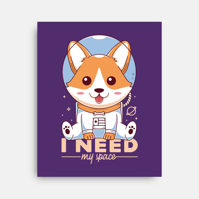 I Need My Space-none stretched canvas-Alundrart