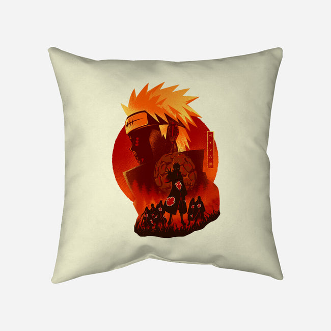 Six Paths Of Pain-none removable cover throw pillow-hypertwenty