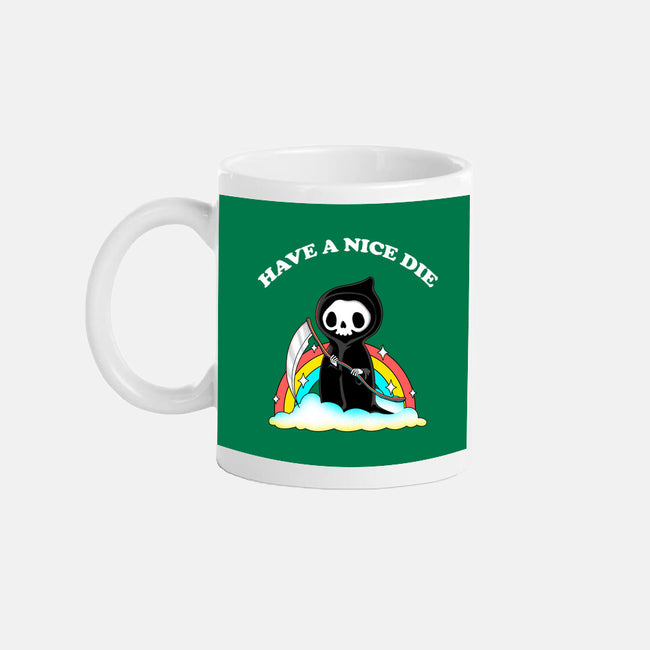 Have A Nice Die-none glossy mug-retrodivision