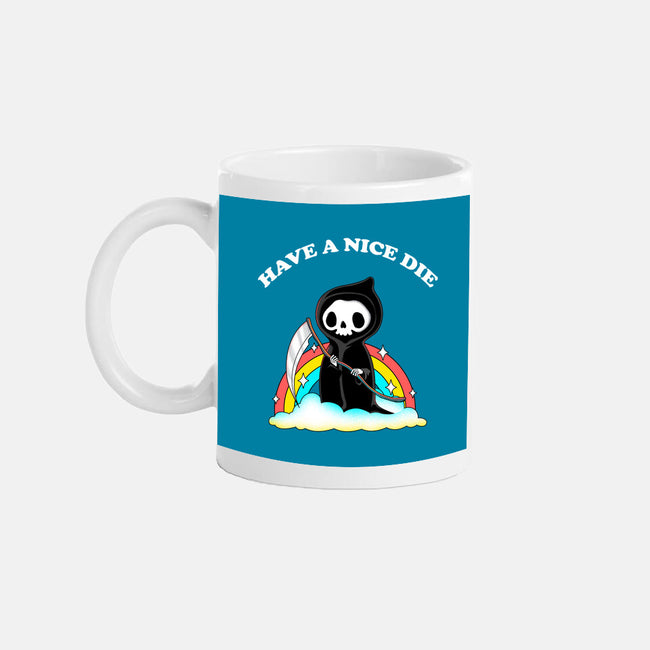 Have A Nice Die-none glossy mug-retrodivision