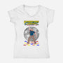Saturday Night Beard-womens v-neck tee-MarianoSan
