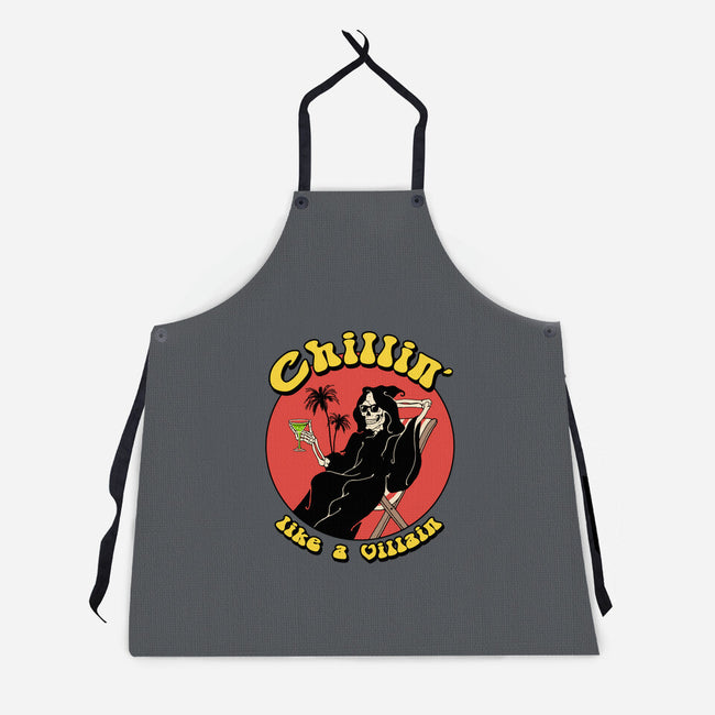 Chillin' Like A Villain-unisex kitchen apron-vp021