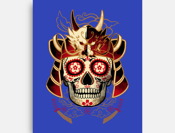 Samurai Calavera Skull