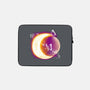 Space Moon-none zippered laptop sleeve-Vallina84