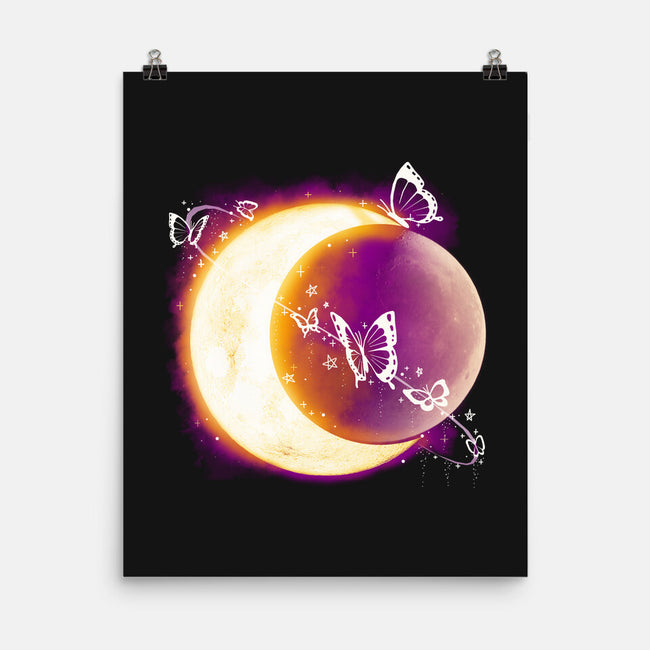 Space Moon-none matte poster-Vallina84