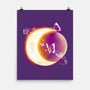 Space Moon-none matte poster-Vallina84