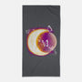 Space Moon-none beach towel-Vallina84