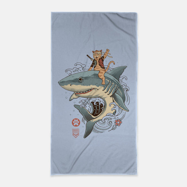 Catana Shark-none beach towel-vp021