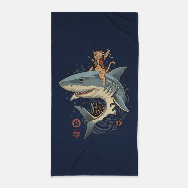 Catana Shark-none beach towel-vp021