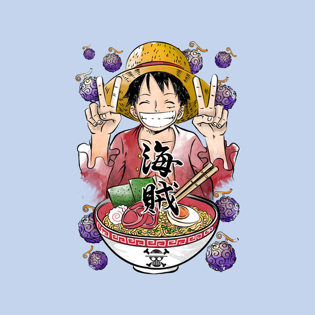 Pirate King Ramen-none removable cover throw pillow-DrMonekers