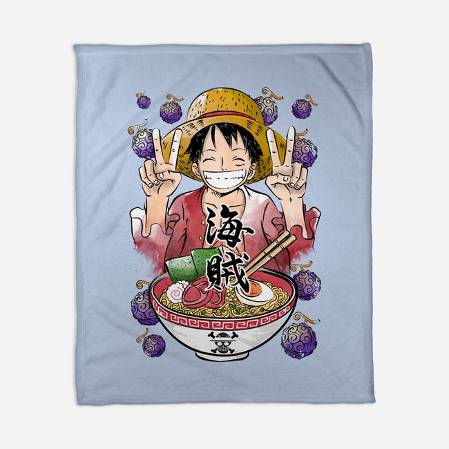 Pirate King Ramen-none fleece blanket-DrMonekers