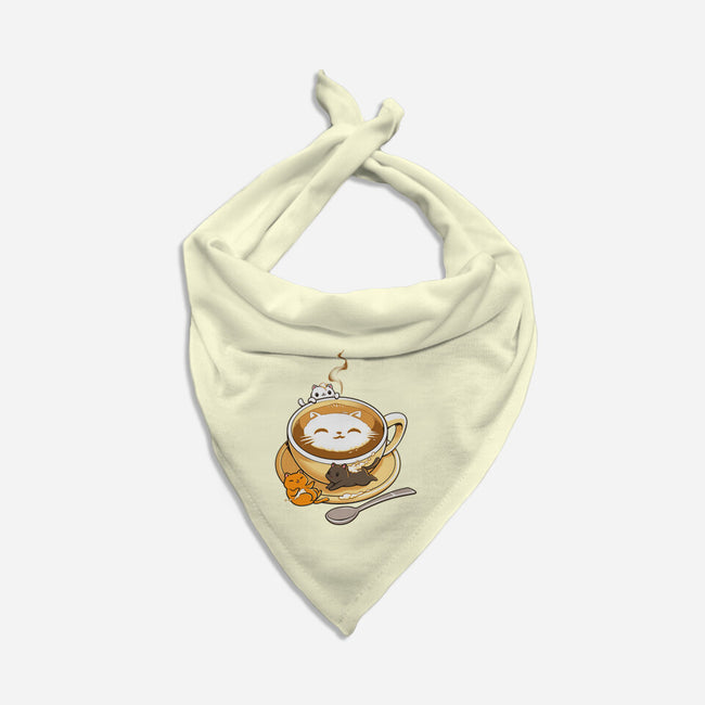 Latte Cat-dog bandana pet collar-tobefonseca