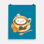 Latte Cat-none matte poster-tobefonseca