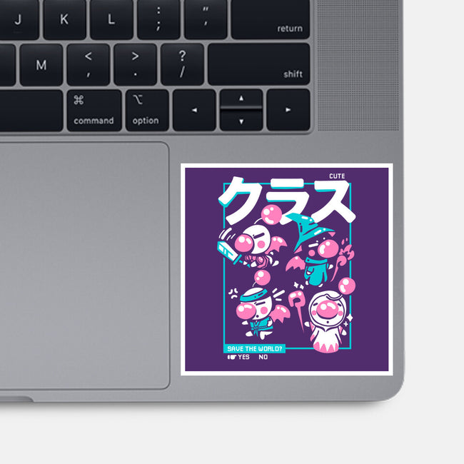 Final Hero-none glossy sticker-Sketchdemao