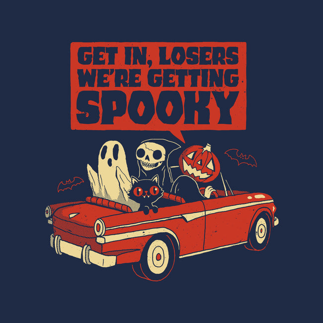 Getting Spooky-womens v-neck tee-DinoMike