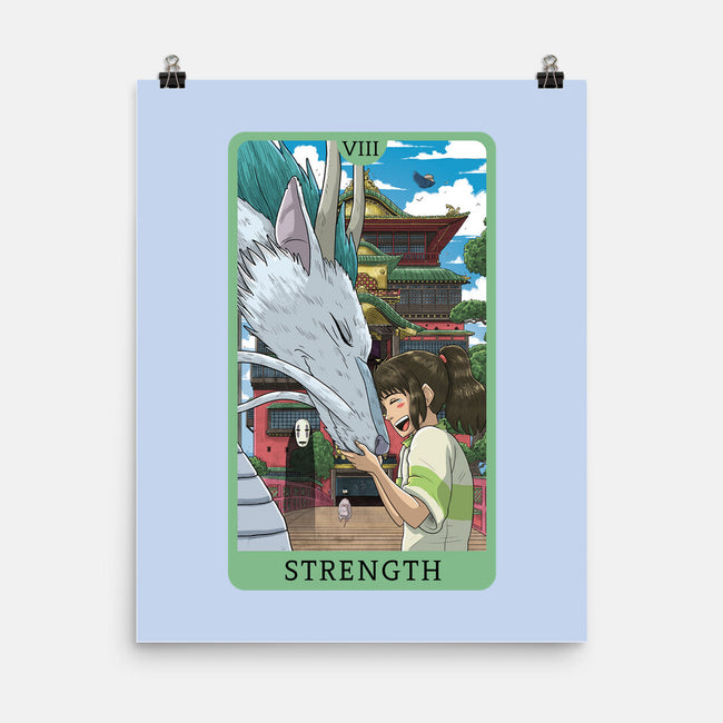 Strength Ghibli-none matte poster-danielmorris1993